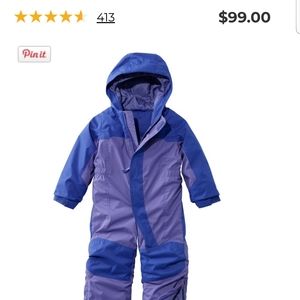 Ll bean toddler 2t snowsuit